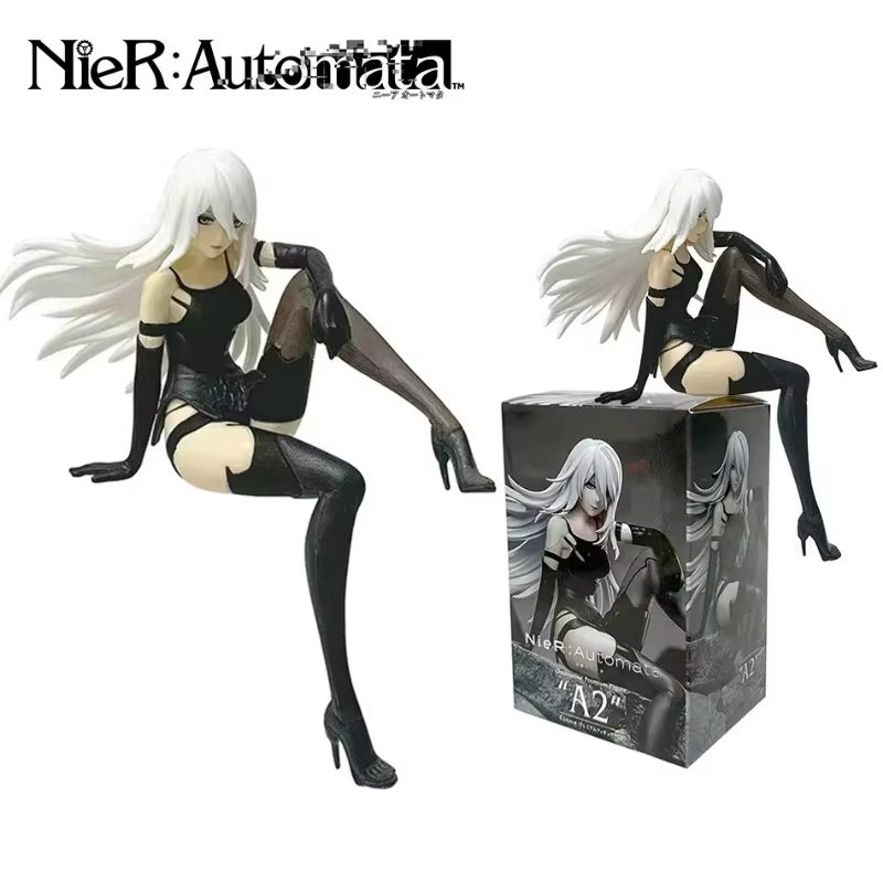 15CM Nier:Automata Yorha Type A2 PVC Anime Action Figures Model Collection Ornament Anime Cartoon Model Toy Gift