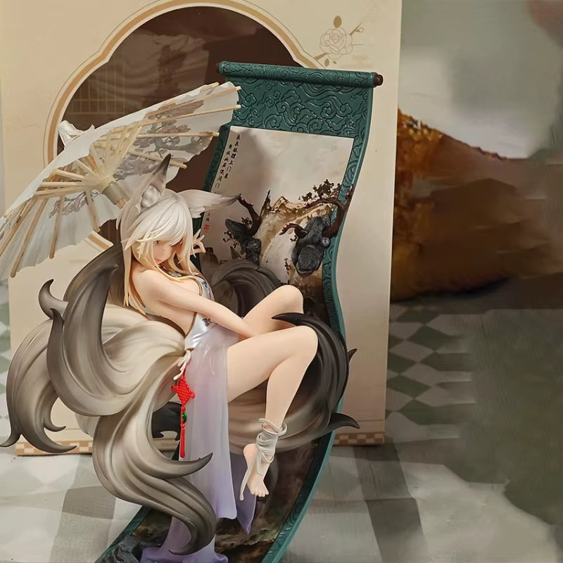 Animester 1/7 Painting Fox Ink Li Ink Shang Li Qing Ver Anime Action Figures Collectible Model Room Decoration Birthday Gift