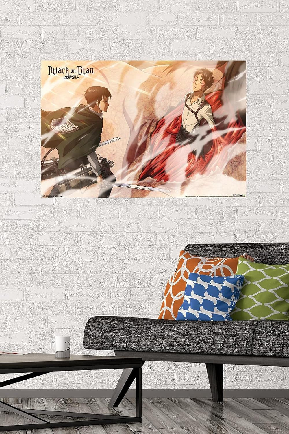 Attack on Titan - Wind Wall Poster, 22.375" X 34", Unframed Version