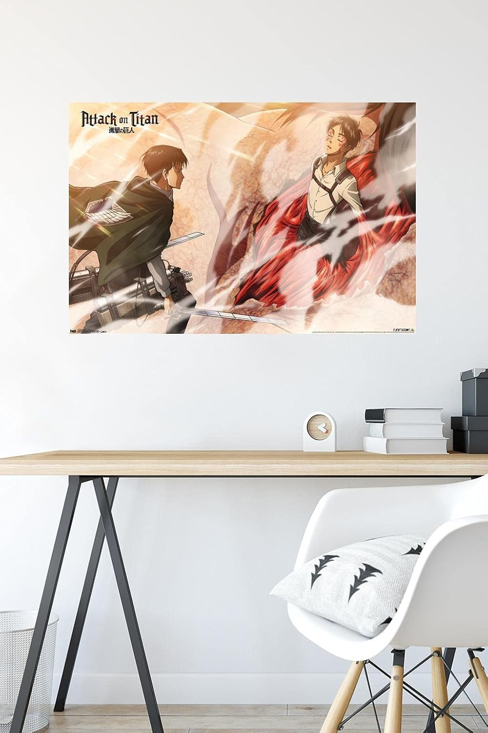 Attack on Titan - Wind Wall Poster, 22.375" X 34", Unframed Version