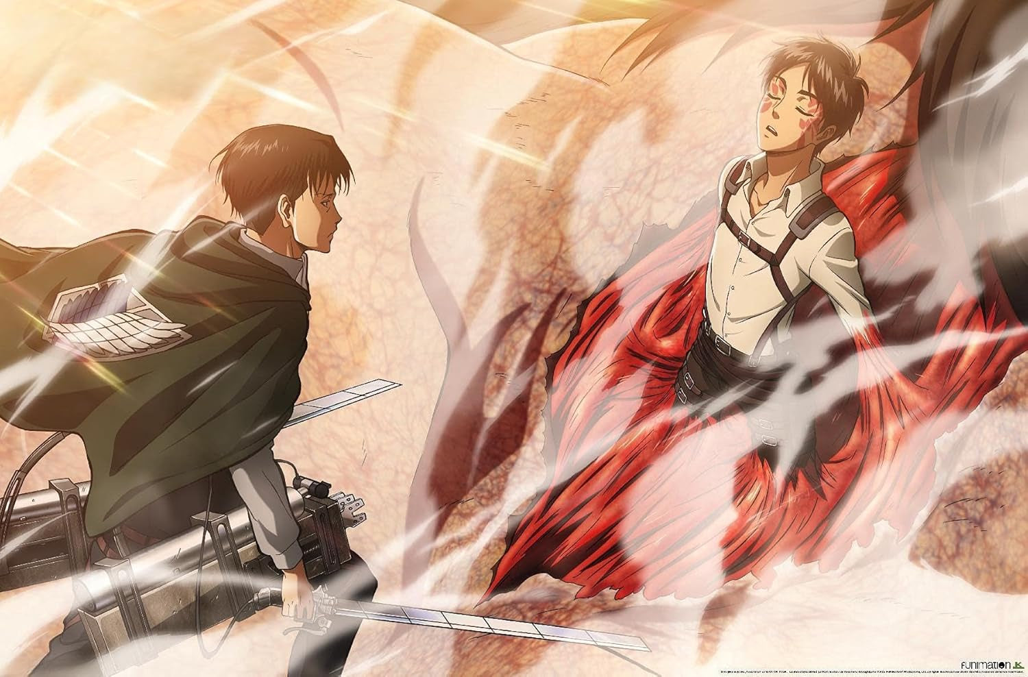 Attack on Titan - Wind Wall Poster, 22.375" X 34", Unframed Version