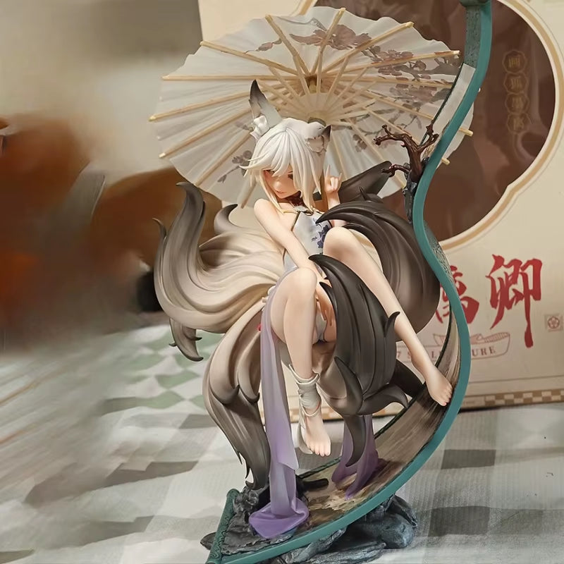 Animester 1/7 Painting Fox Ink Li Ink Shang Li Qing Ver Anime Action Figures Collectible Model Room Decoration Birthday Gift