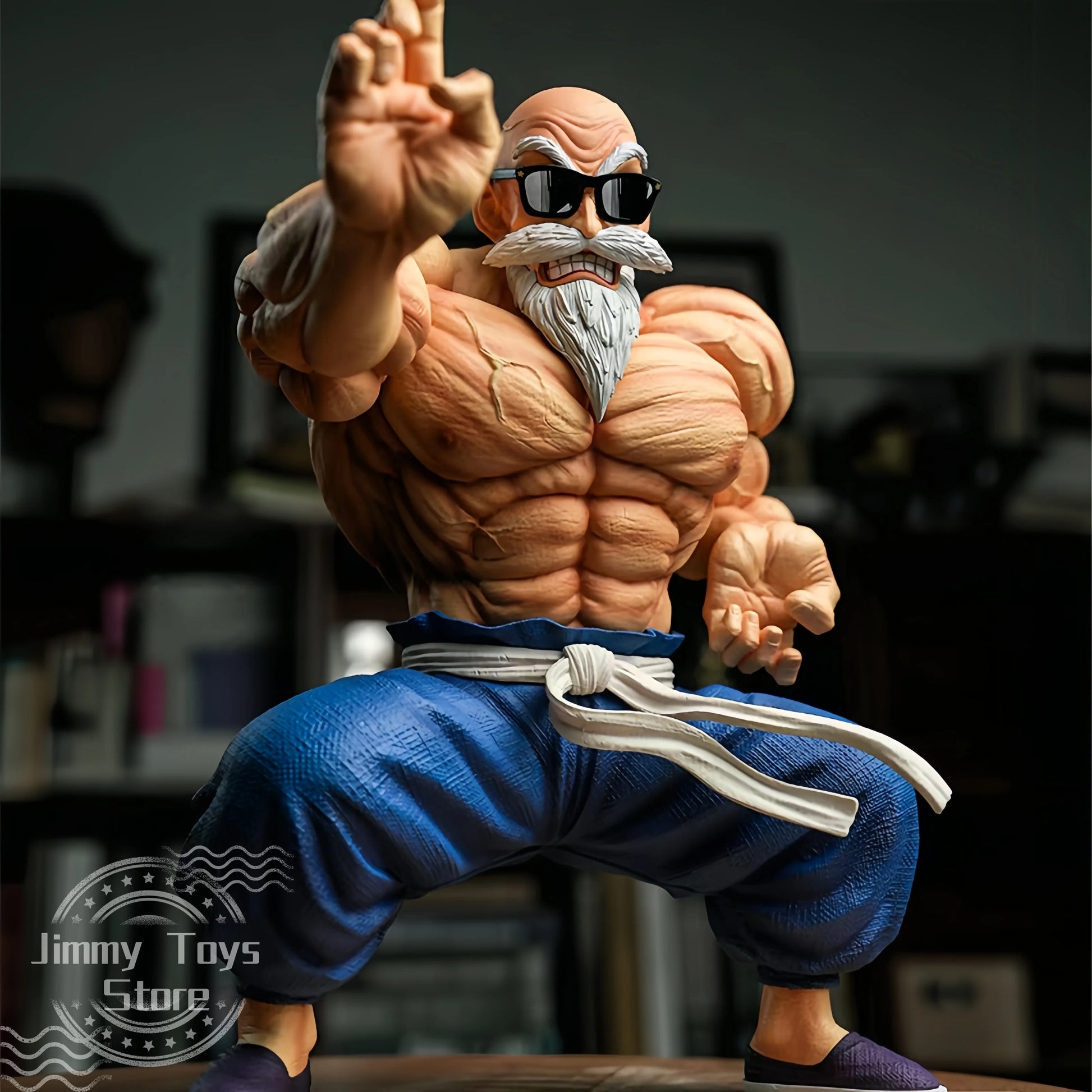 💪🐢 Figura Dragon Ball – Maestro Roshi “Muscle Mode” 10 cm | PVC GK Coleccionable 🔥
