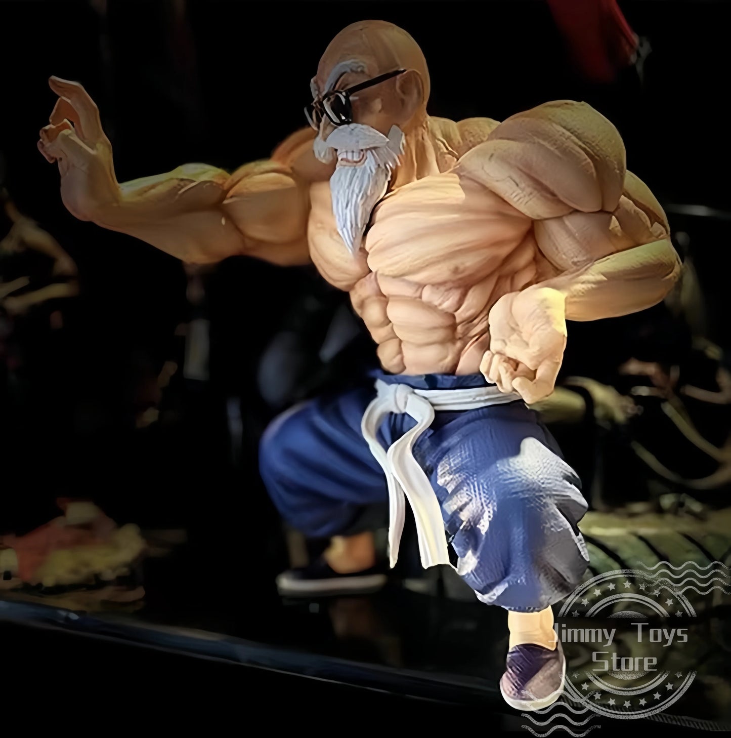 💪🐢 Figura Dragon Ball – Maestro Roshi “Muscle Mode” 10 cm | PVC GK Coleccionable 🔥