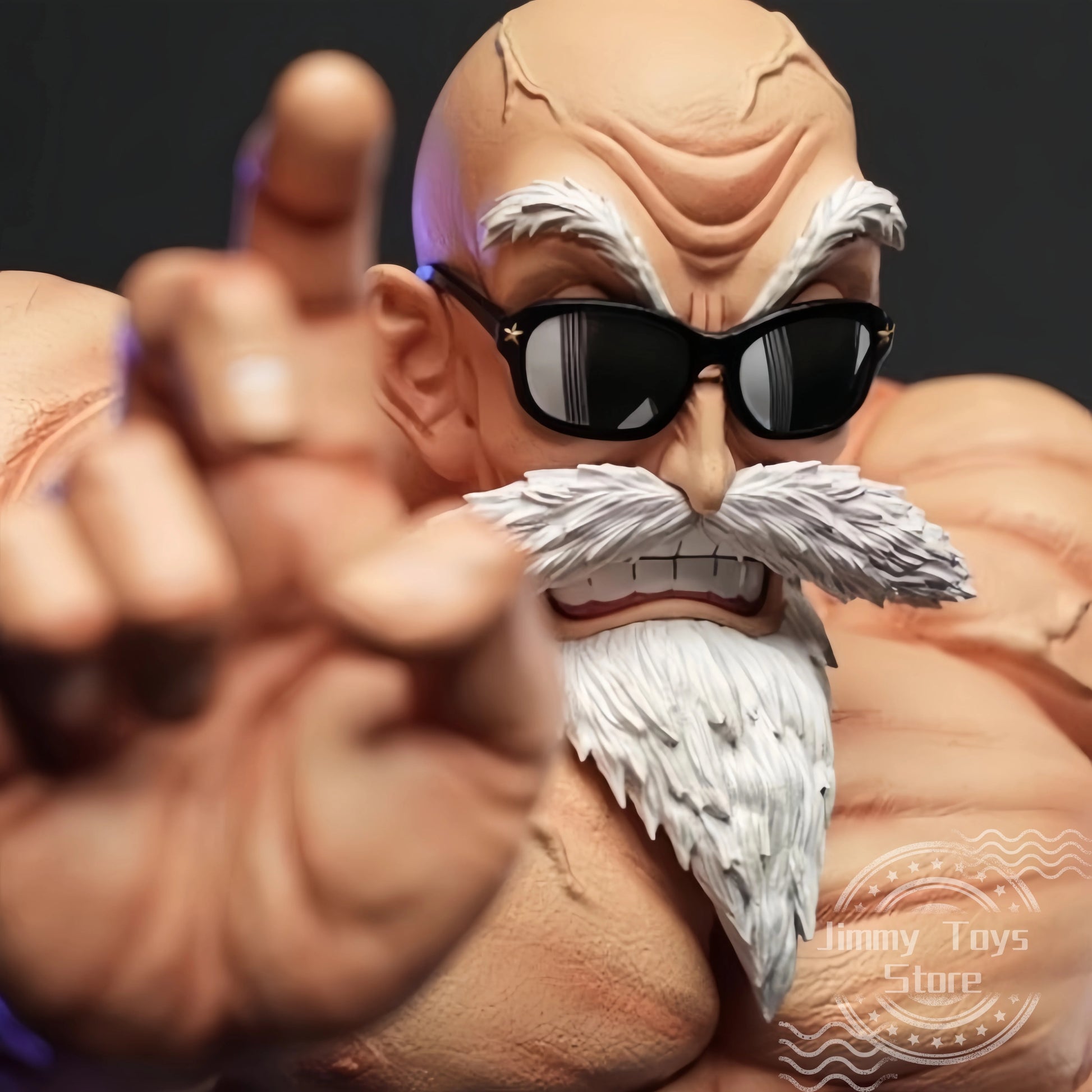 💪🐢 Figura Dragon Ball – Maestro Roshi “Muscle Mode” 10 cm | PVC GK Coleccionable 🔥