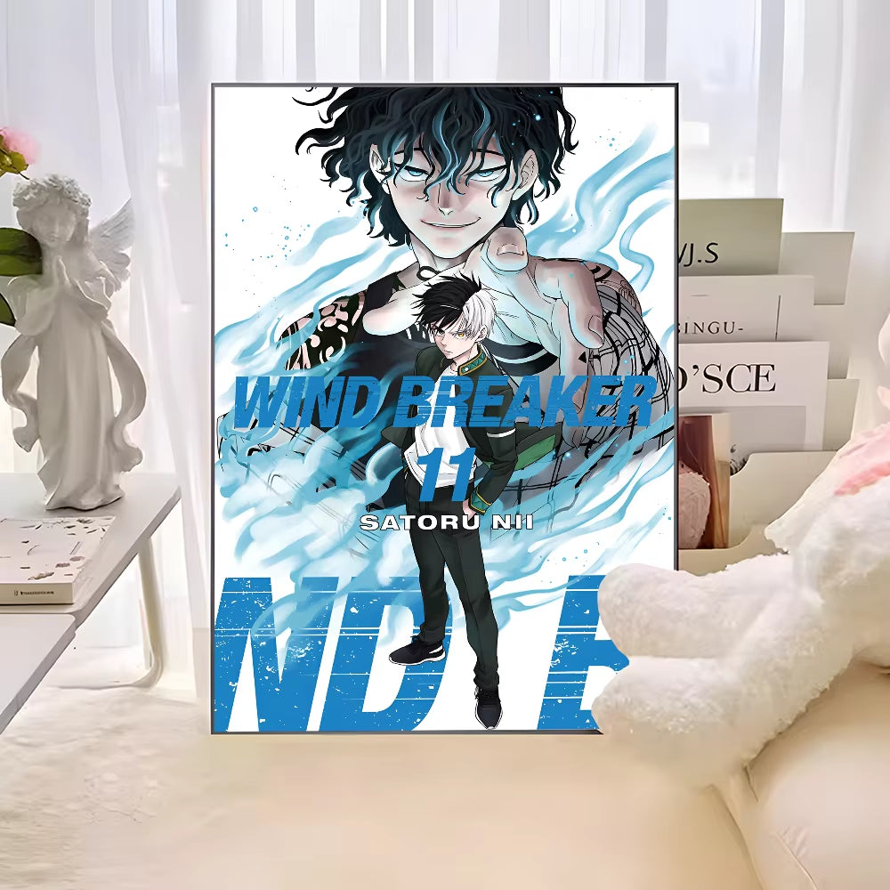 Anime WIND BREAKER Anime Posters Sticky HD Quality Wall Art Retro Posters for Home Kawaii Room Decor