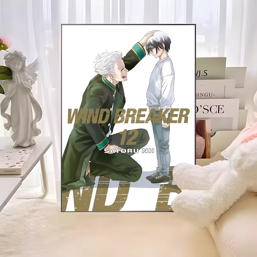 Anime WIND BREAKER Anime Posters Sticky HD Quality Wall Art Retro Posters for Home Kawaii Room Decor