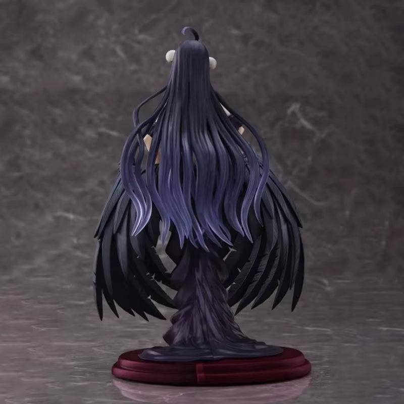 Taito Original AMP OVERLORD IV Albedo Black Dress Ver. 20CM PVC Anime Action Figures Model Collection Ornament Toys